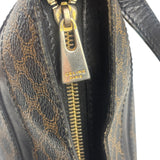 Celine Coated Canvas Stripped Macadam Crossbody