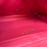 Chanel Coral Pink Matte Quilted Caviar Flap Shoulder Bag 2012