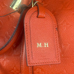 Louis Vuitton Red Empreinte Bandouliere 50