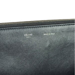 Celine Black Leather/Suede Trapeze Medium Handbag
