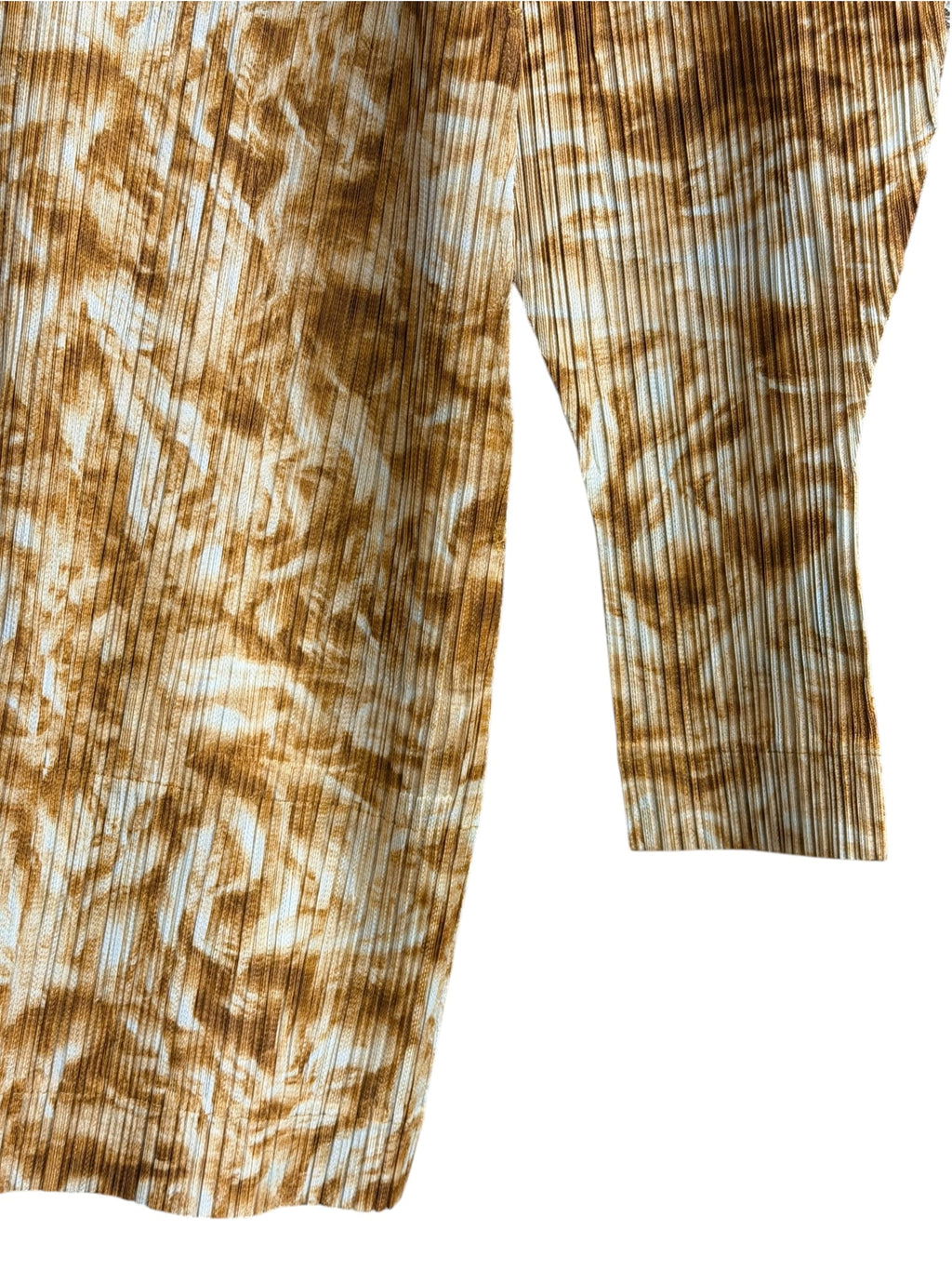 Issey Miyake Pleats Please Patterned Button Up Long Sleeve