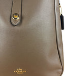 Coach Brown Pebbled Leather Large Hadley Tote