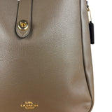 Coach Brown Pebbled Leather Large Hadley Tote
