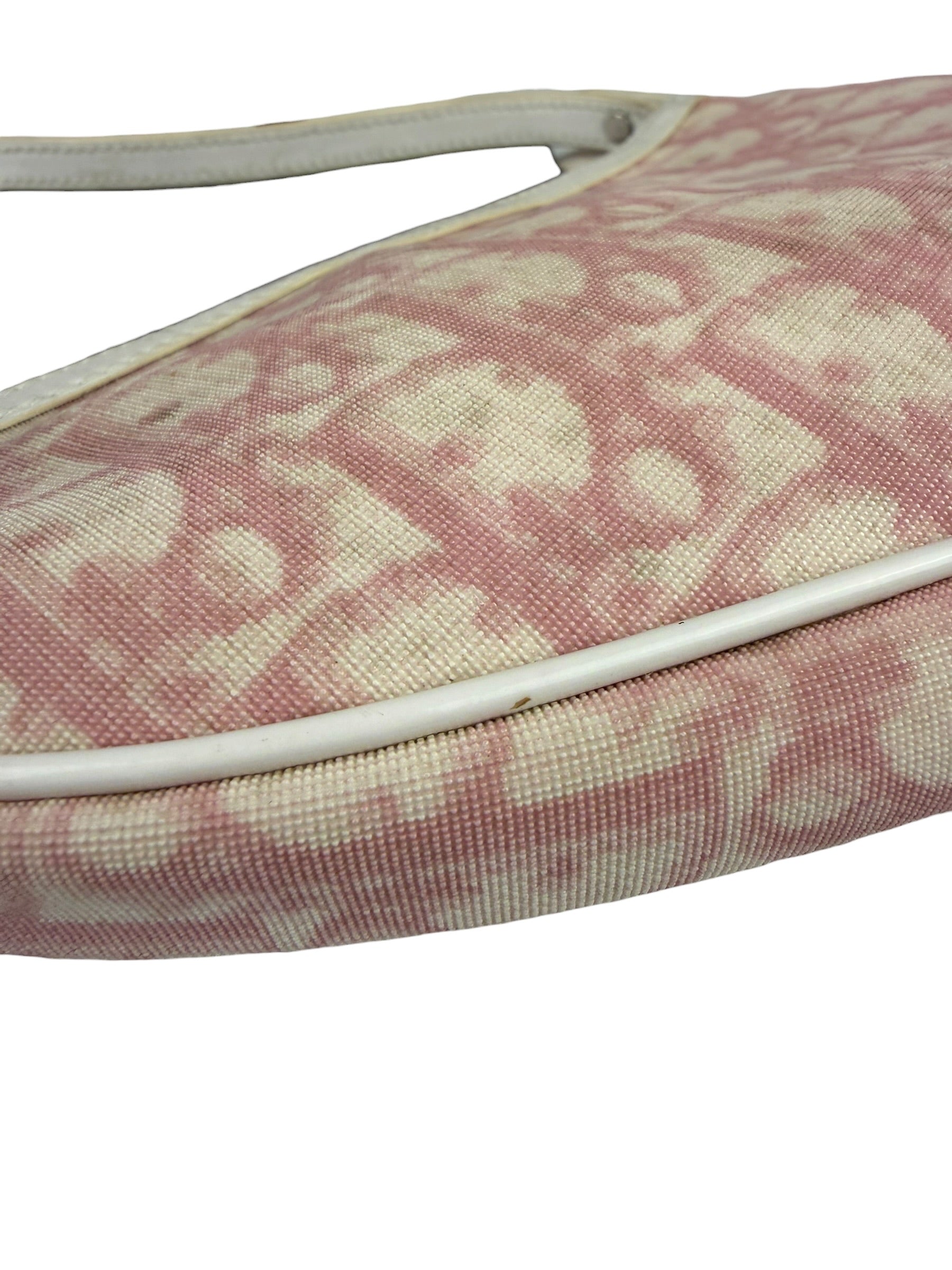 Christian Dior Vintage Monogram Diorissimo Trotter Saddle Pochette