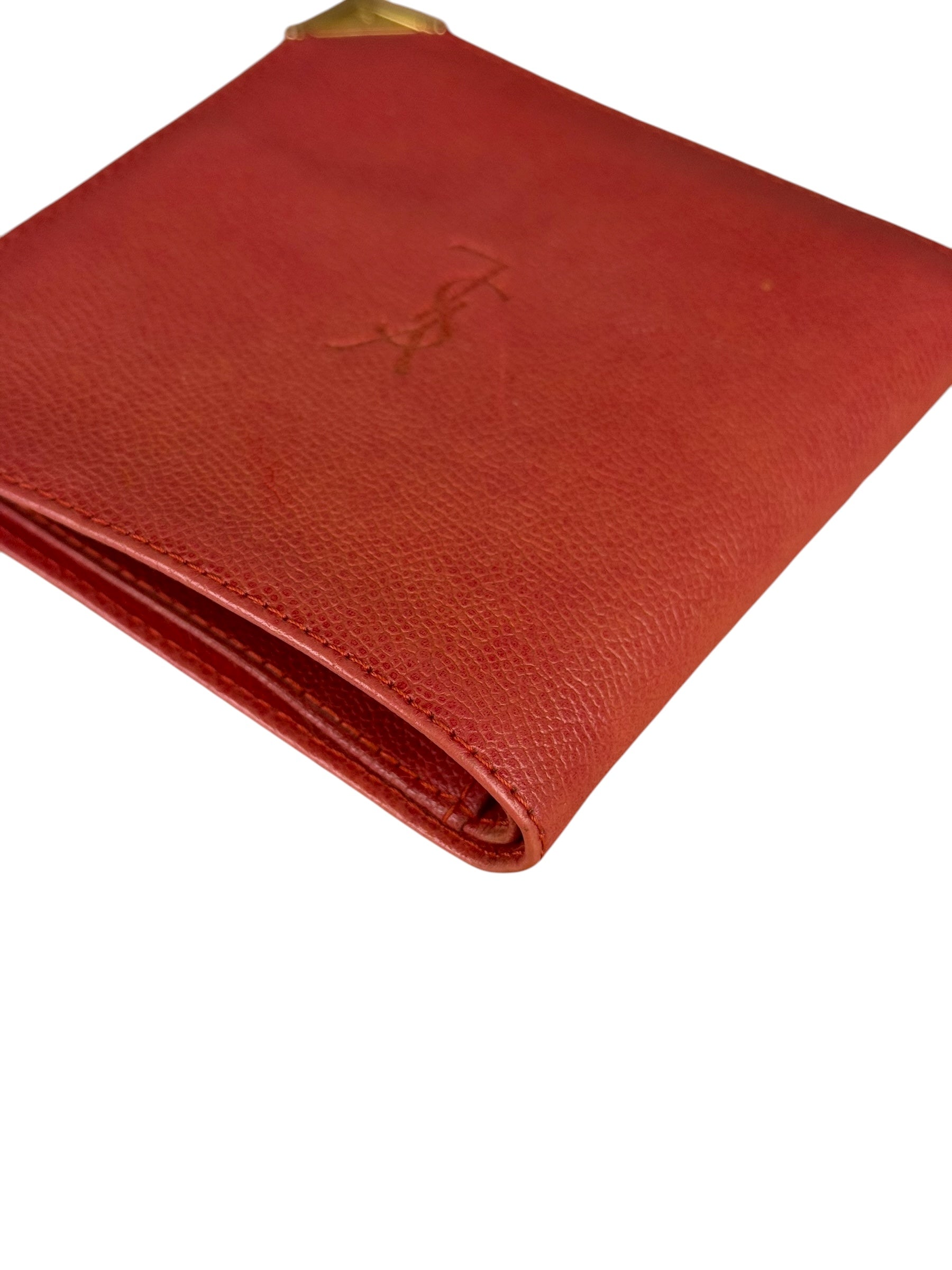 Yves Saint Laurent Vintage Logo Bifold Wallet