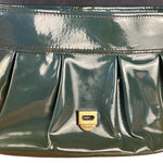 Fendi Vintage Green Patent Leather B Handbag
