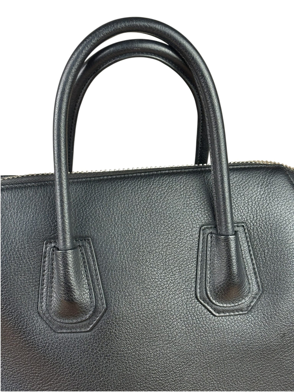 Givenchy Black Leather Antigona Medium Two-Way Bag