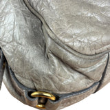 Miu Miu Green Vitello Leather Two-Way Bag