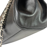 Chanel Black Leather Mademoiselle Accordion Flap Bag 2000