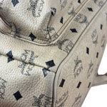 MCM Beige Leather Monogram Medium Stark Backpack