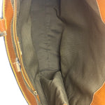Fendi Vintage Brown Tiger Print Canvas Tote Bag