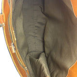 Fendi Vintage Brown Tiger Print Canvas Tote Bag
