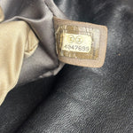 Chanel Black Classic Flap Tweed Shoulder Bag 2010