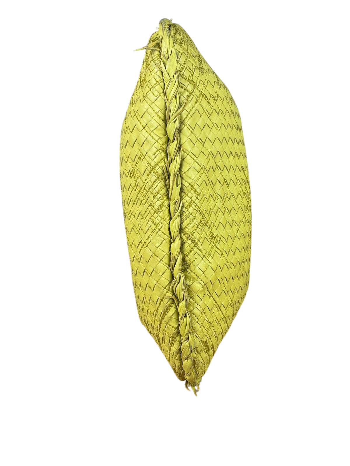 Bottega Veneta Yellow Intrecciato Hobo Bag