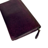 Balenciaga Purple Moto Flap Wallet