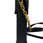 Louis Vuitton Black Monogram Vertical Trunk Pochette