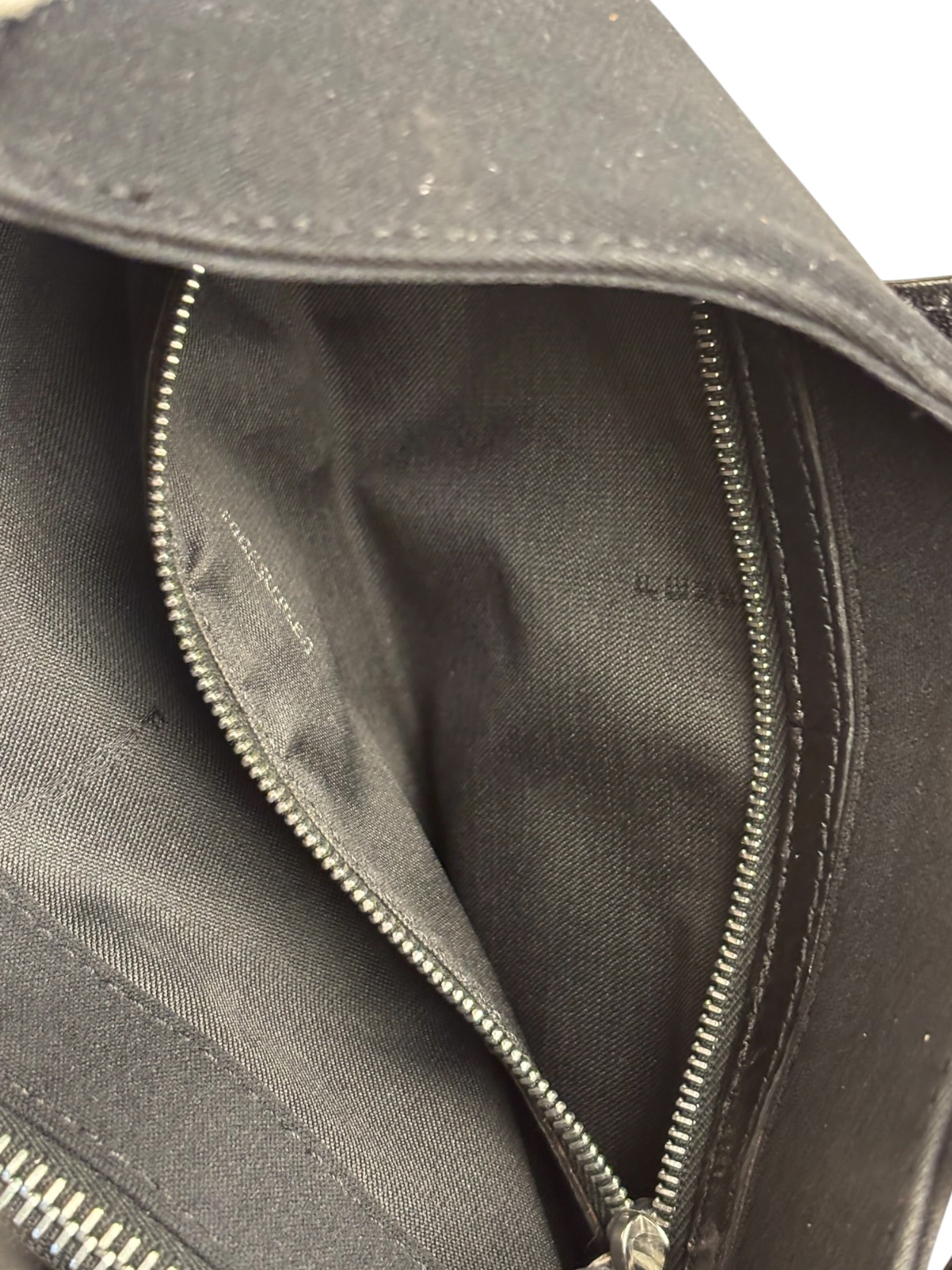 Fendi Black Neoprene Baguette