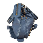 Balenciaga Light Blue Arena Leather Classic Le City