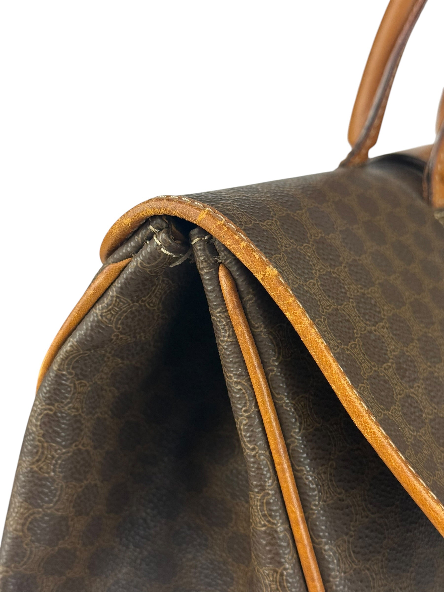 Celine Vintage Macadam Travel Bag