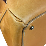 Celine Vintage Suede Macadam Leather Bowler Bag