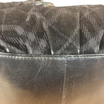 Burberry Black Tonal Check Maskell Hobo Bag