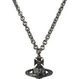 Vivienne Westwood Silver Bas Relief Pendant Necklace