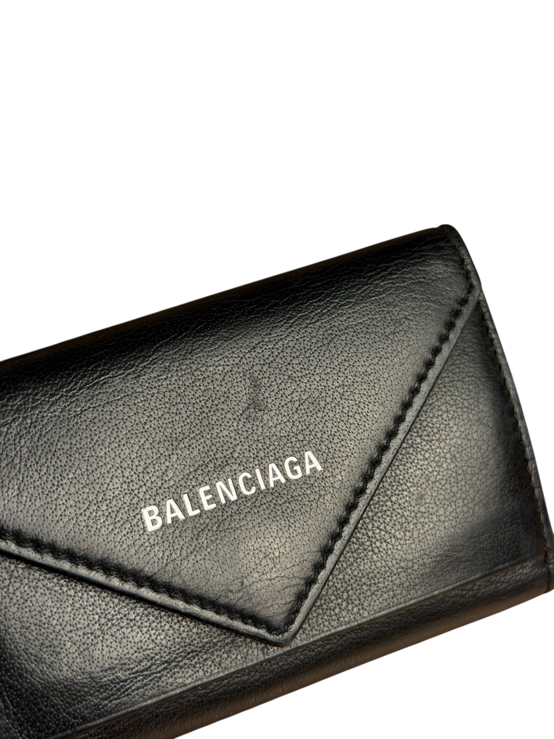 Balenciaga Leather Key Wallet