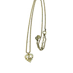 Christian Dior Heart Necklace