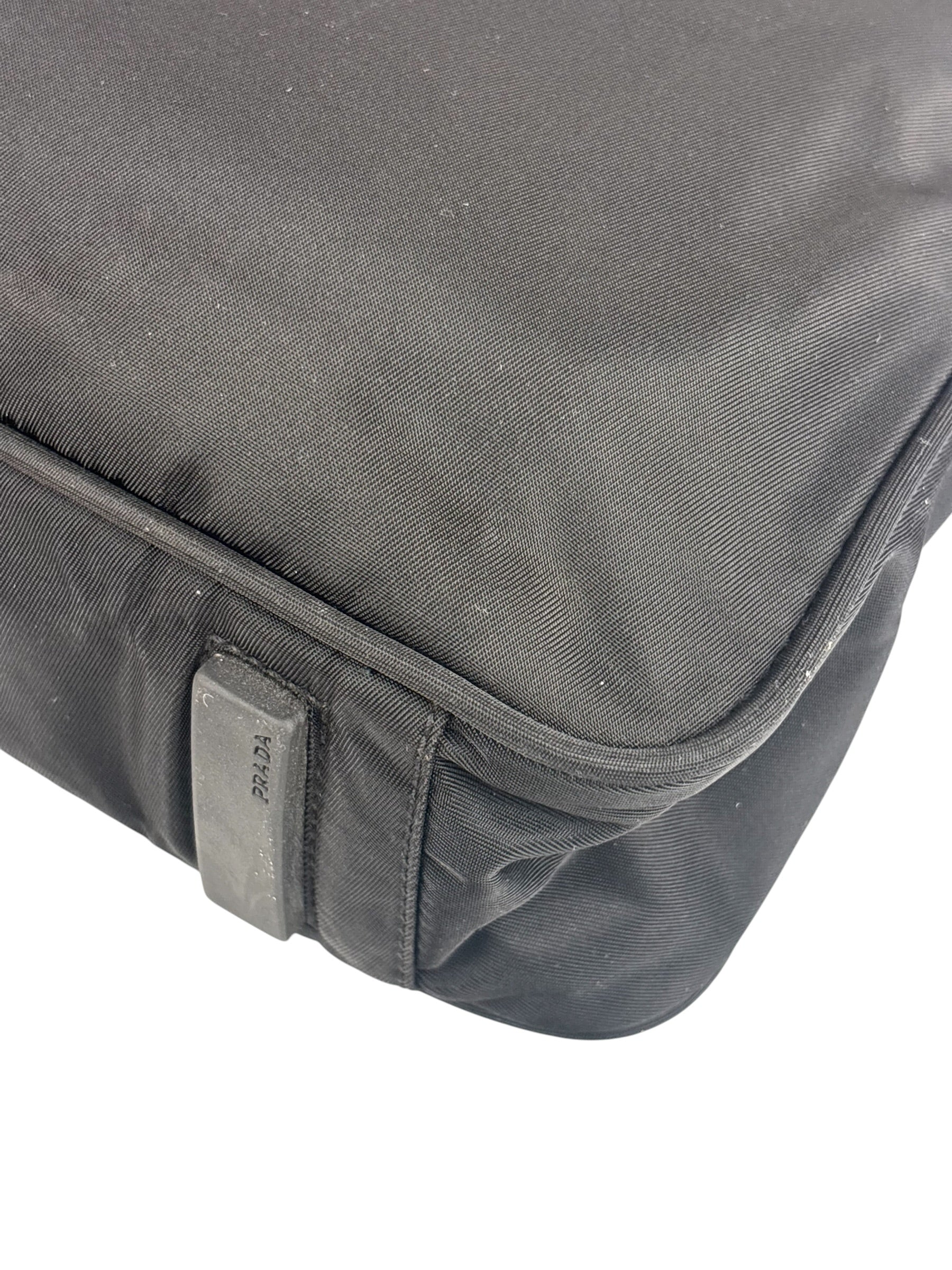 Prada Black Tessuto Nero Nylon Tote/Shoulder Bag