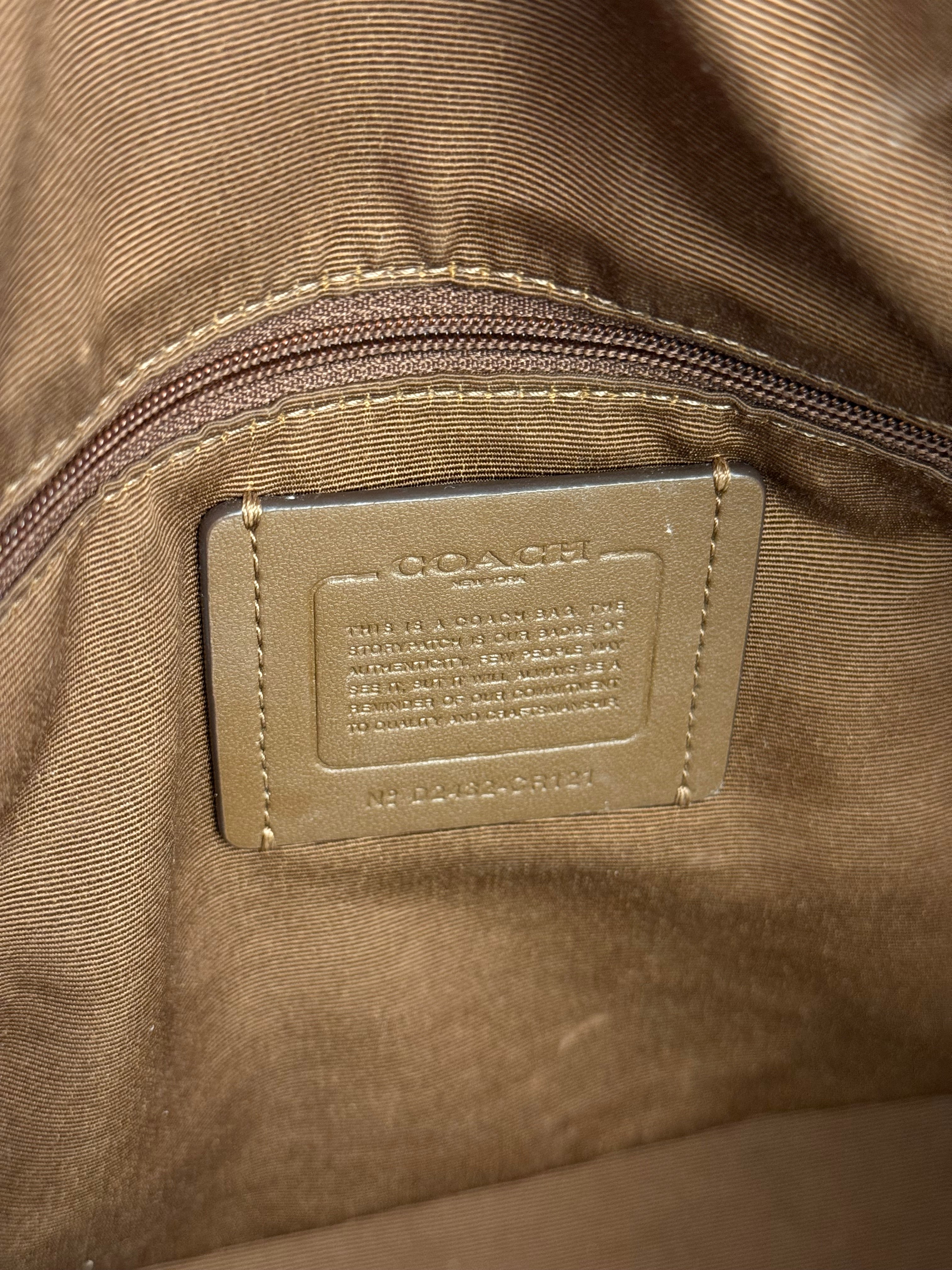 Coach Signature Canvas Gallery Tote