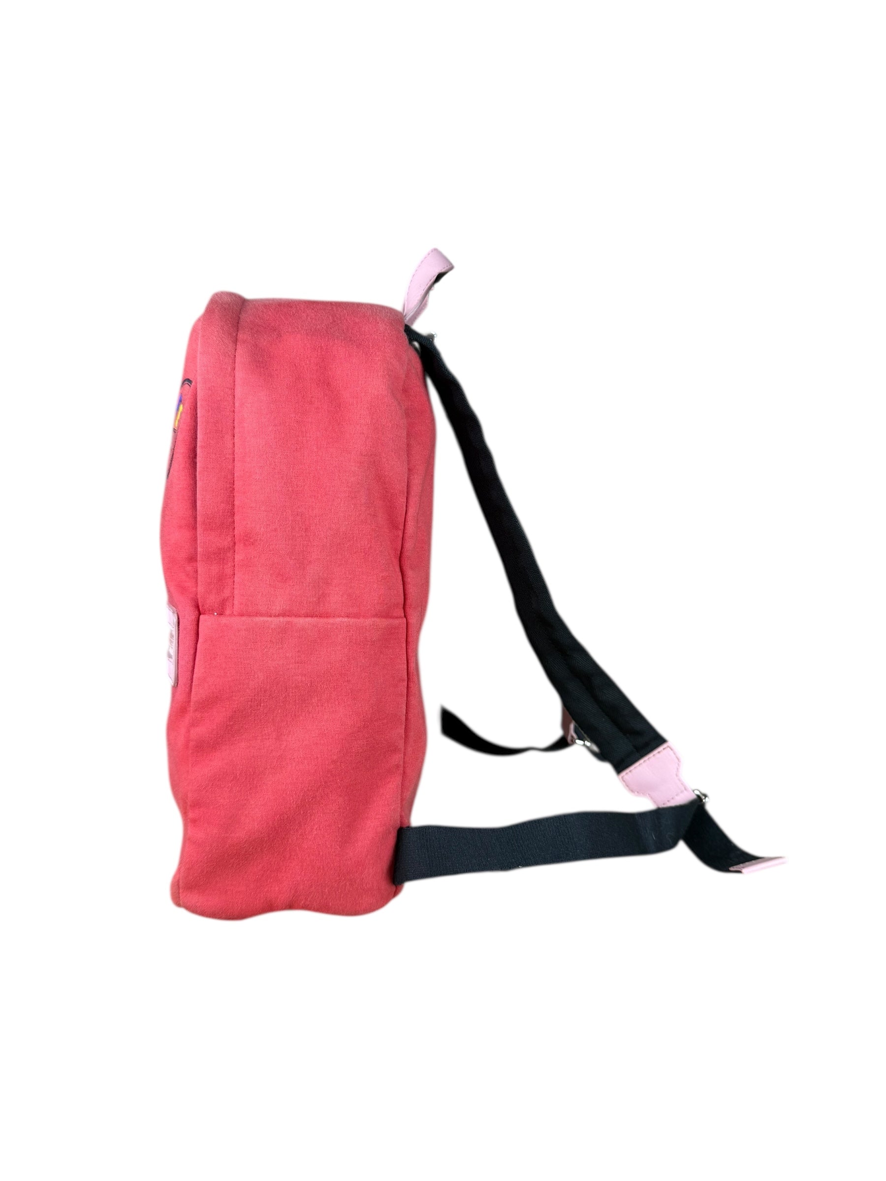 Fendi Red Patch Cloth Mini Backpack