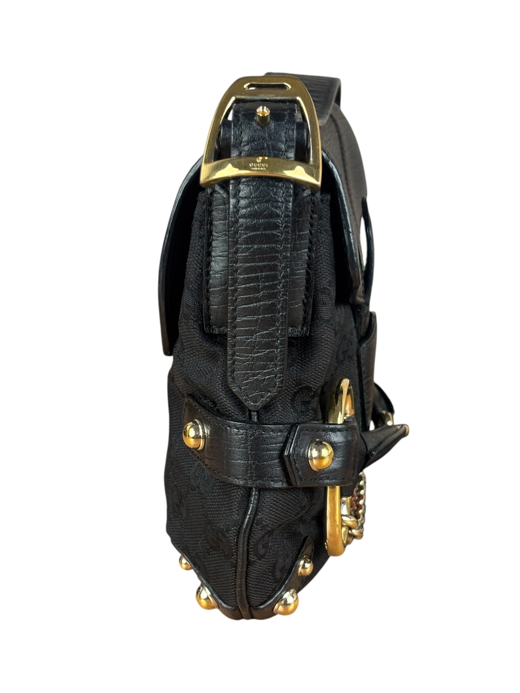Gucci Vintage Horsebit Shoulder Bag