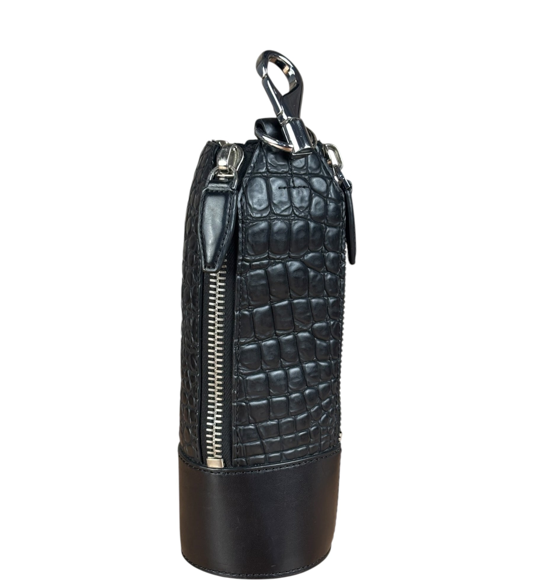 Alexander Wang Croc Embossed Water Bottle Holder
