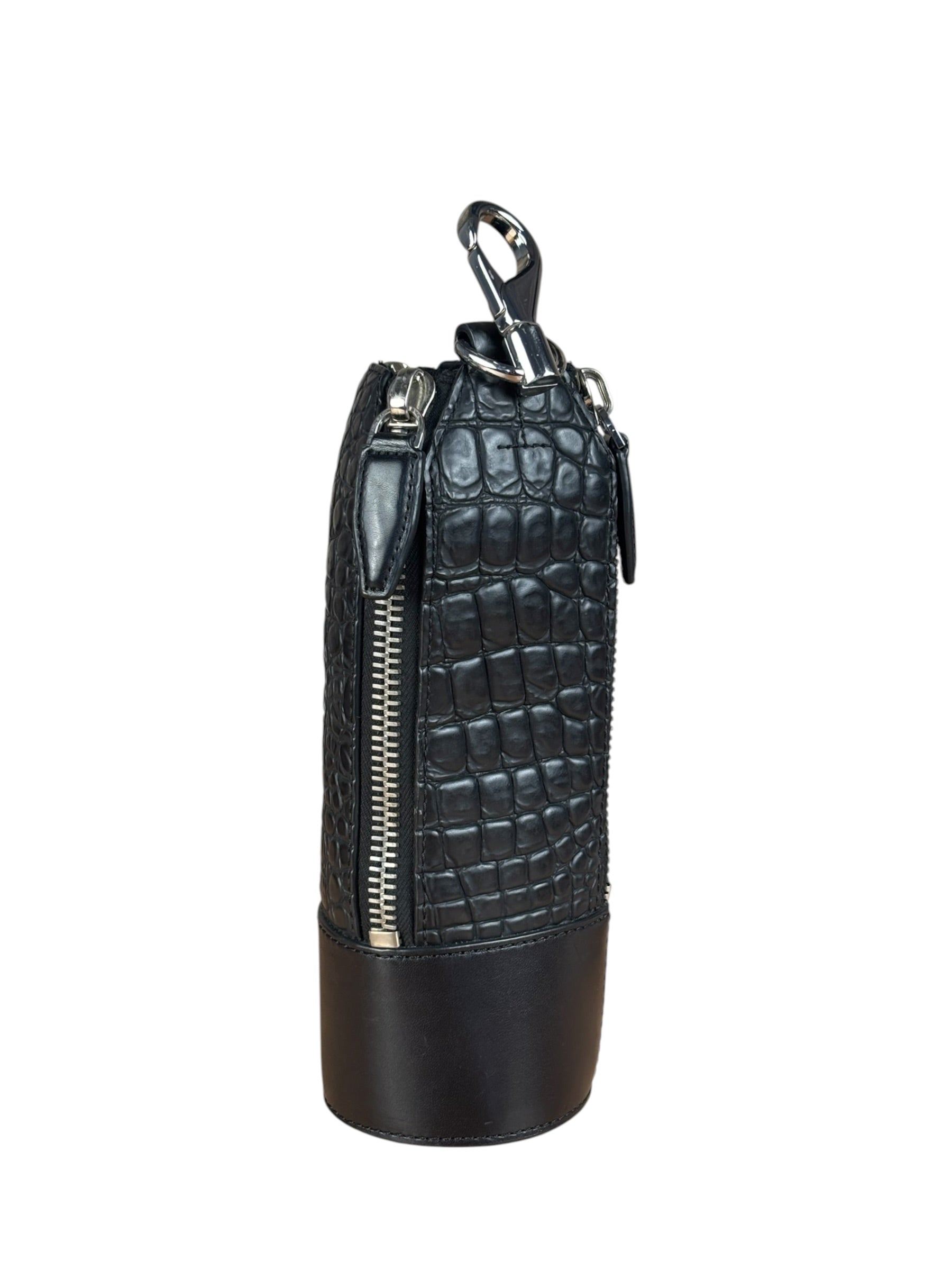 Alexander Wang Croc Embossed Water Bottle Holder