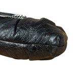 Balenciaga Black Leather Pamela Small Shoulder Bag