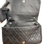 Chanel Black Leather Ultimate Stitch Single Flap Bag 2010