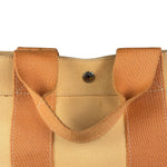 Hermes Bicolor Woven Cotton Bora Bora Canvas Tote Bag PM