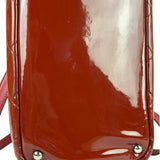 Chanel Patent Red Quilted S Shopper Tote 2013