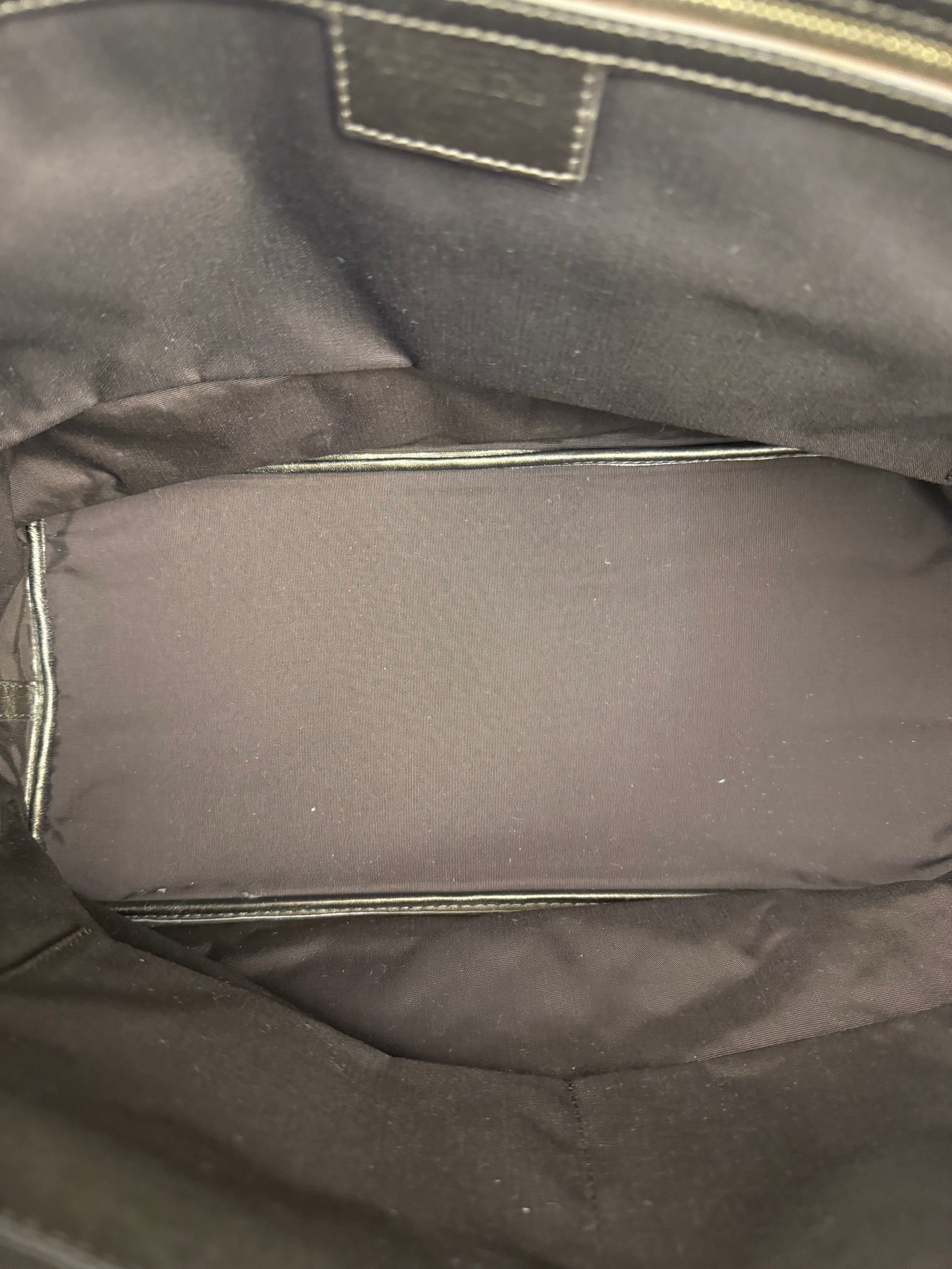 Christian Dior Cannage Quilted Panarea Tote Bag Black