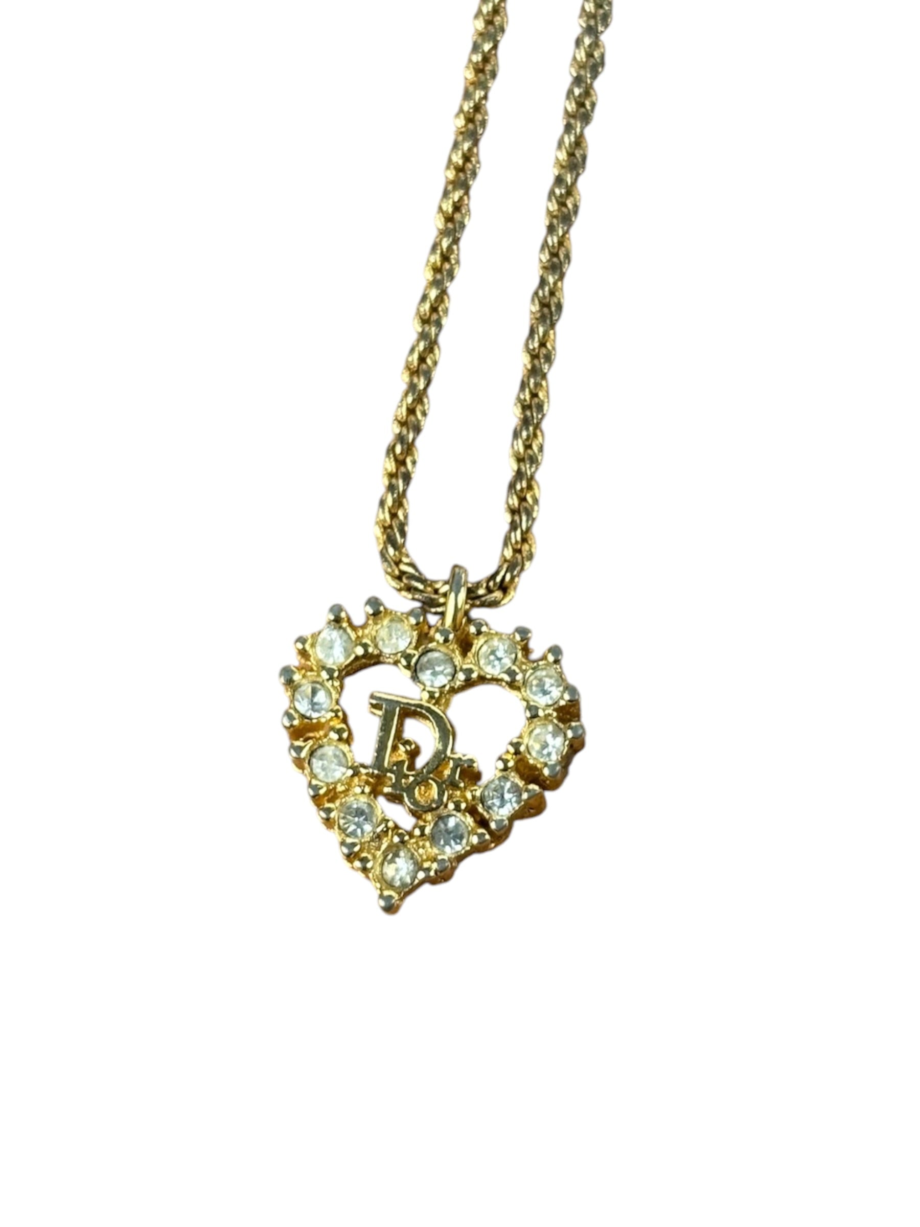 Christian Dior Heart Necklace