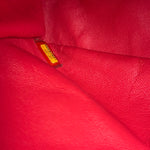Chanel Red Quilted Caviar Leather Flap Bag 2008