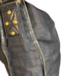Fendi Black Zucca Canvas Chef Shoulder Bag