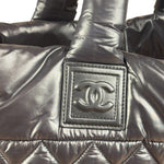 Chanel Black Quilted Nylon Coco Cocoon Puffer Tote Bag 2011