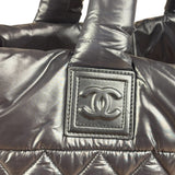 Chanel Black Quilted Nylon Coco Cocoon Puffer Tote Bag 2011