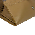 Fendi Beige Monster Face Leather Long Wallet
