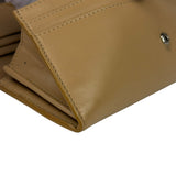 Fendi Beige Monster Face Leather Long Wallet