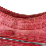 Balenciaga Fuchsia Leather Le City Crossbody