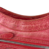 Balenciaga Fuchsia Leather Le City Crossbody