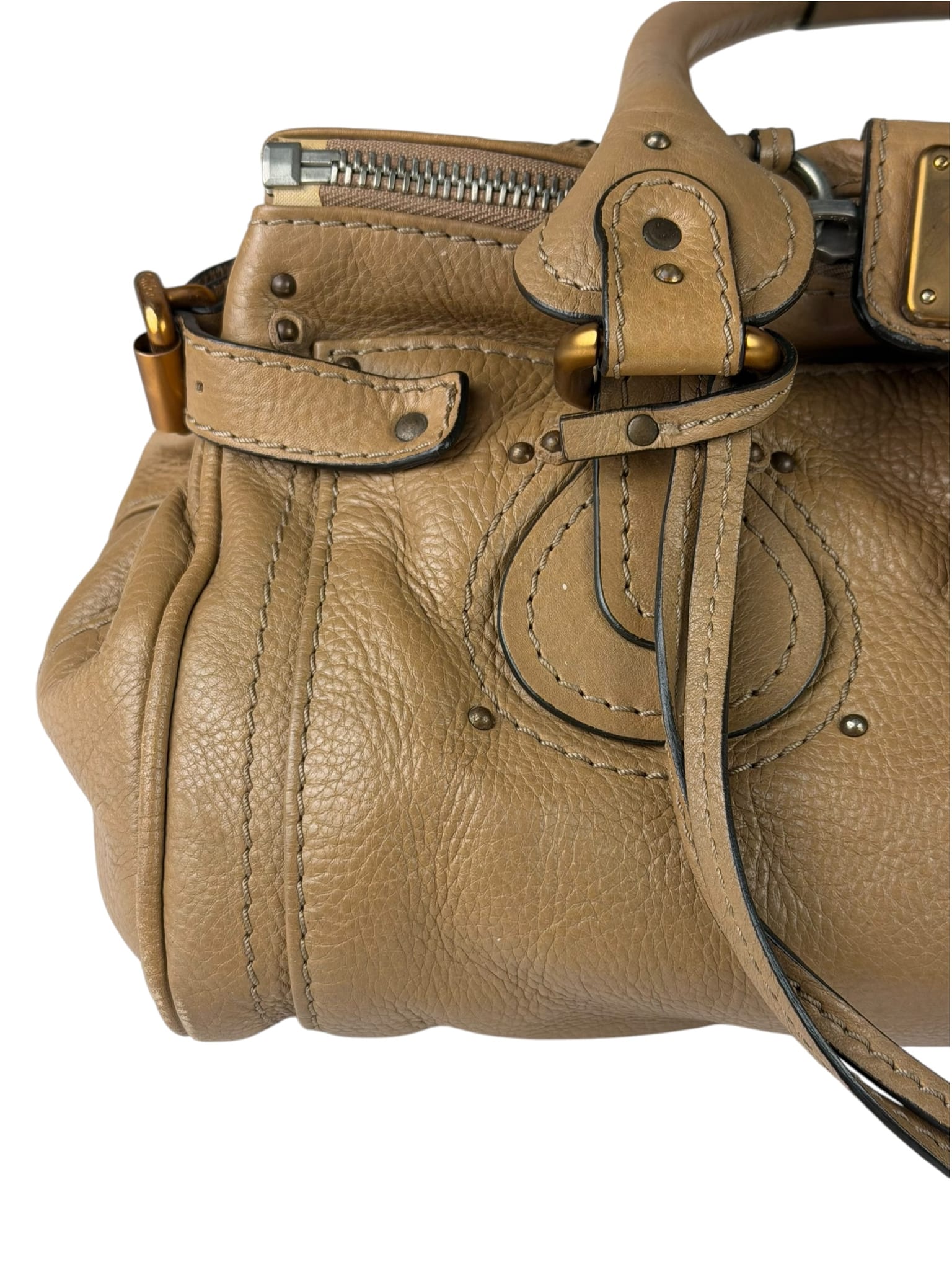 Chloe Brown Leather Paddington Shoulder Bag