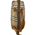 Burberry Vintage House Haymarket Check Dome Satchel Handbag